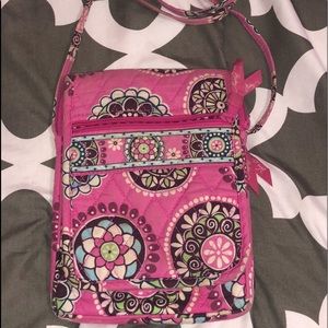 Pink Vera Bradley crossbody